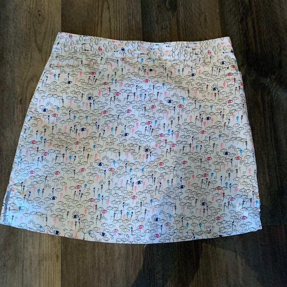 Lady hogan‎ beach umbrella golf skirt w/3 pockets . Worn 1x